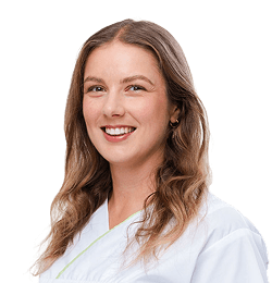 Žena v bielom plášti