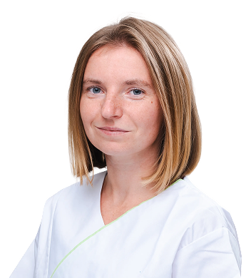 Žena v bielom plášti