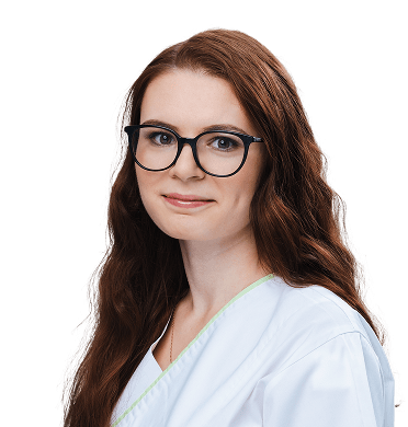 Žena v bielom plášti